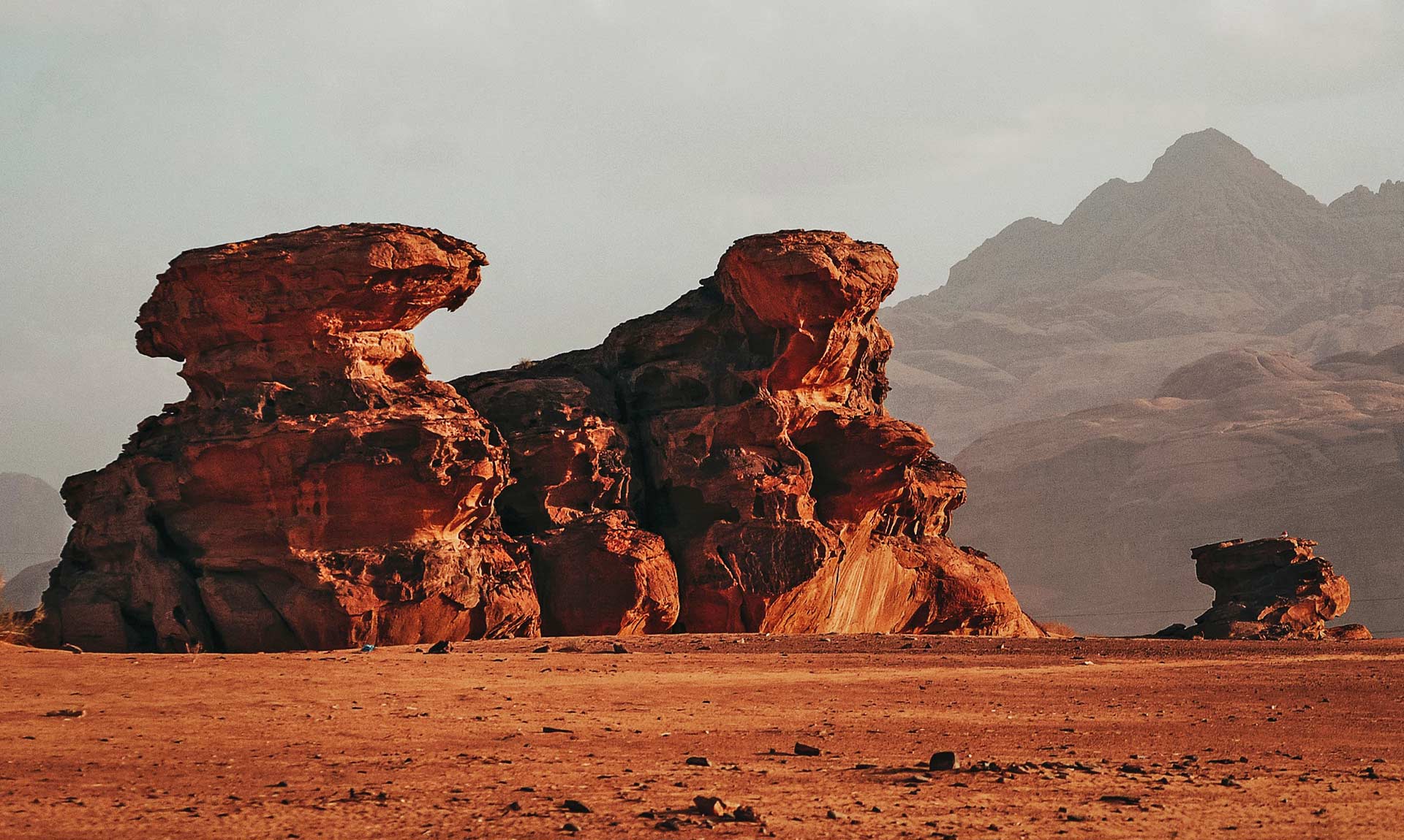 Red rocks